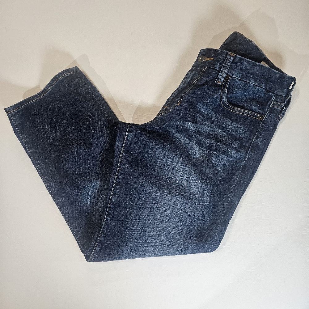 Lucky Brand Jeans Womens Size 6/28‎ Dark Wash Sweet Jean Crop Mid Rise Denim